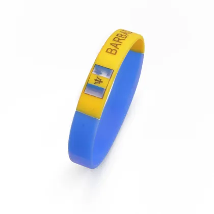 Elasticity Silicone Bands Printed Pattern Silicone Bracelet