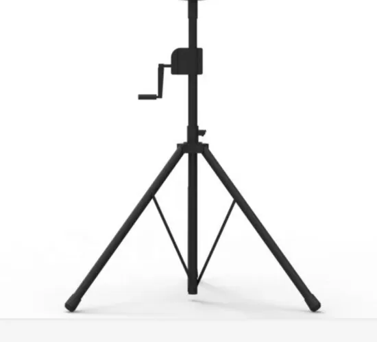 Adjustable Tripod with Retro Flashing Light Bracket for Stage Lighting