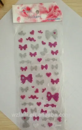 golden powder sticker/glitter sticker /specialized sticker