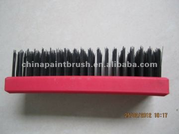Square wire brush