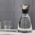 1500 ml żaroodporna szklana karafka na wodę z nakrętką ze stali nierdzewnej do zimnego naparu