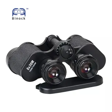 Professional Binock 8x30 HD Russian Binoculars: High-Quality, Full Metal Construction with Waterproof Design - Black Telescope