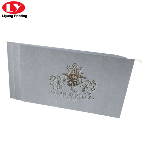 350GSM Silver Foil Γκρι Χρώμα Επαγγελματικές Κάρτες Εκτύπωση