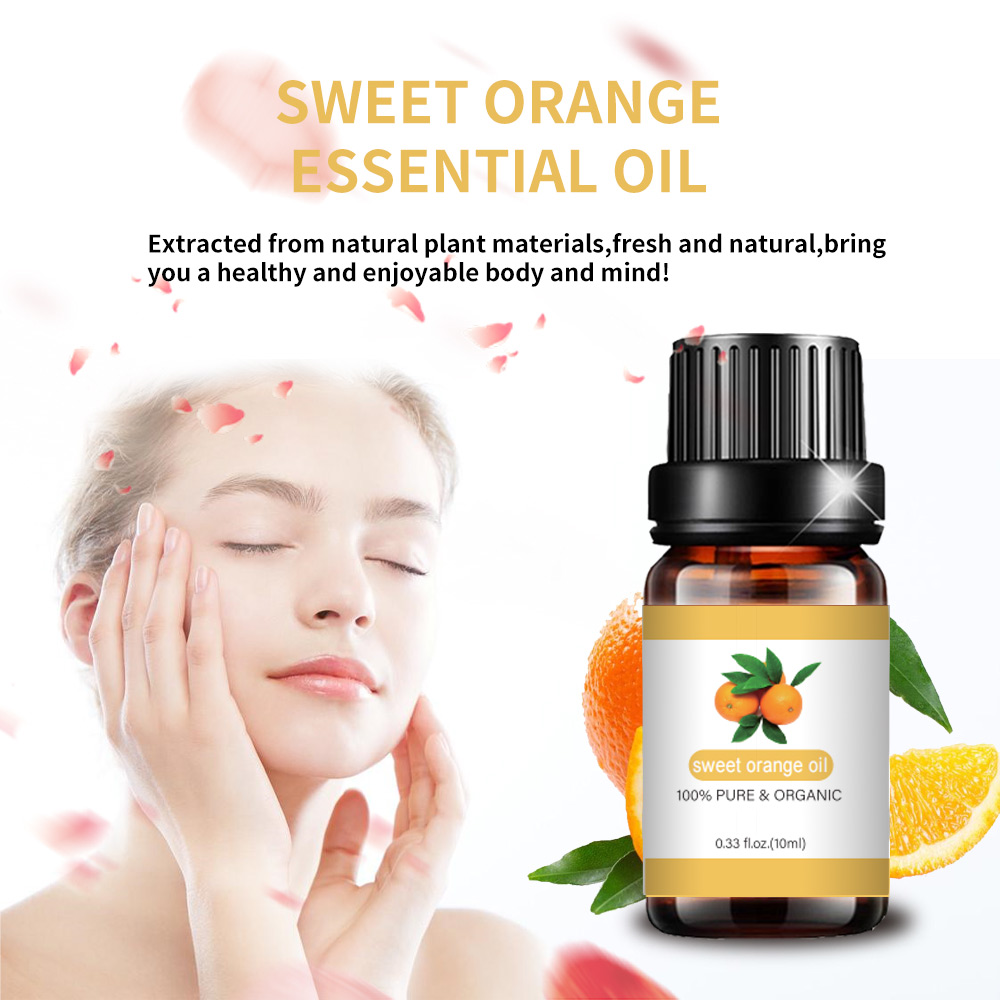 Aceite esencial de naranja dulce orgánica antihrirle hidratante