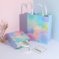 Colorida bolsa de papel personalizada de lujo personalizado