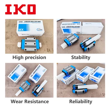 Original Japan IKO MX20 & MXN20 Linear Rails: 20mm Slide Blocks, Linear Guides, Rail Blocks, and Square CNC Bearings