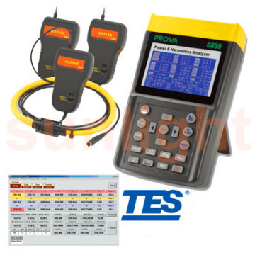 PROVA-6830A+3007 3000A 3P4W True RMS Power and Harmonics Analyzer with USB Datalogger