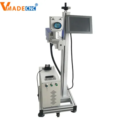 Fiber laser flying marking machine