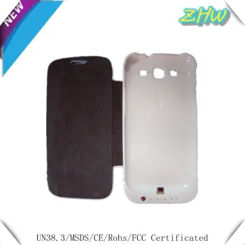 3200mAh Portable Backup Battery with Leather Case for Samsung Galaxy Siii (I9300-3200)