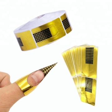 500 Pcs Gold Nail Guide Stickers for Acrylic UV Gel Tips