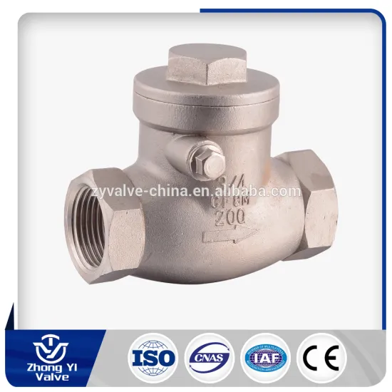 Hebei investment Casting 1pc Swing Check valves