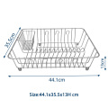 tier chrome kitchen dish drying rack/dish rack/kitchen dish rack