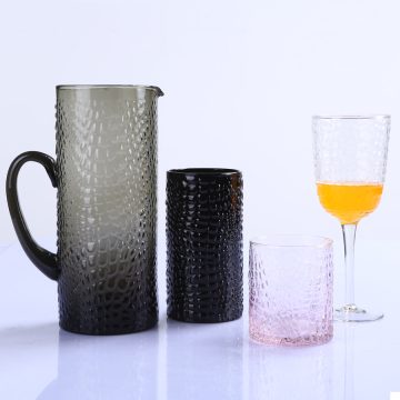 Ny design färgglad glasuppsättning för att dricka