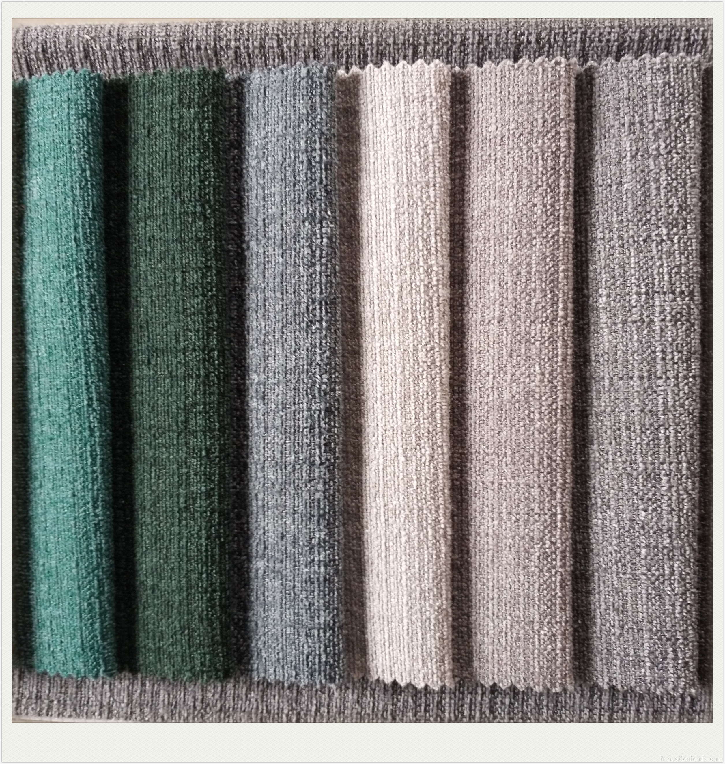 Tissu de canapé velours romain pour utilisation de textiles à domicile