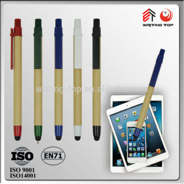 2014 Recycled touch ball pen