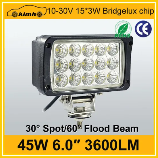 High power car accessory 45w led tractor working lights