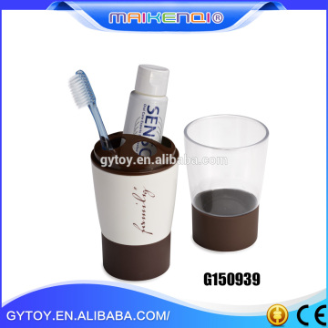 New design fashion low price promotion gift modern plastic household bath set