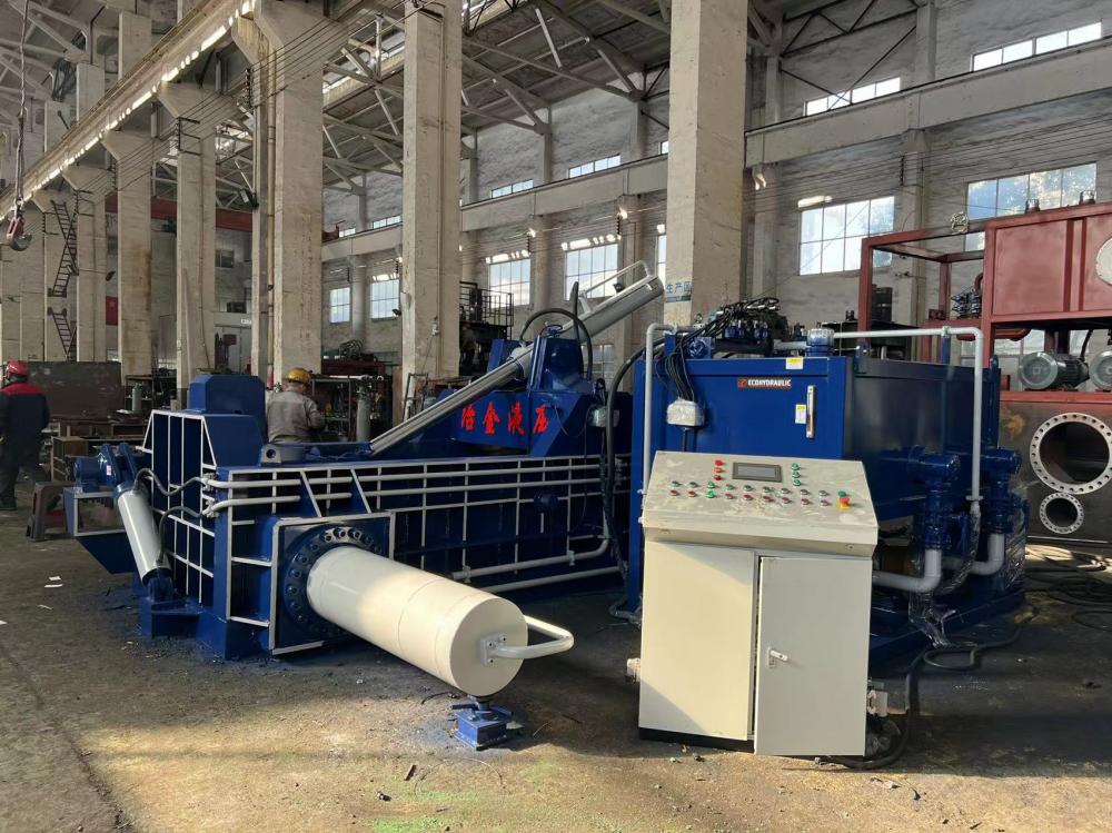 Automatic Scrap Aluminum Profile Baler With Octagonal Bale