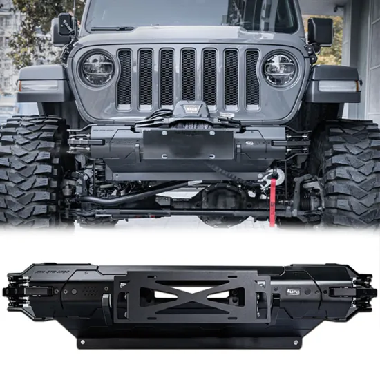 Fury CNC Aluminum Front Bumper Accessories for Jeep Wrangler JL 2018-2021