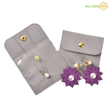 Deluxe Handcrafted Jewelry Pouch with Flap Closure