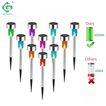 Modern Waterproof Solar RGB Lawn Light Garden Lamp