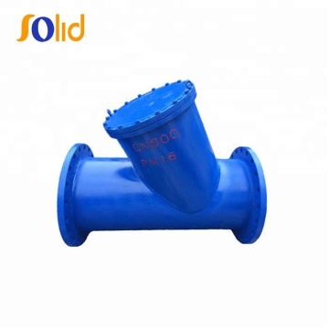 Ductile iron Y-type strainer with SS304 screen, DN600, PN10/16