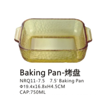 High Boron Glass Baking Pan For Daily Baking