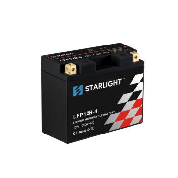 LiFePO4 LFP12B-4 12.8V Lithium Motorcycle Starting Battery