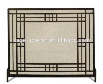 Decorative Steel Fireplace Screen