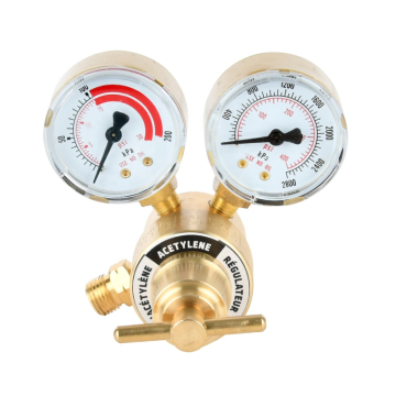 UWELD High Flow Brass Regulator for Gas Welding and Cutting