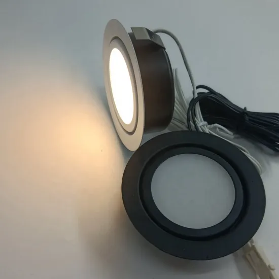 12V LED Puck Light 3W - Recessed Spot Light for Home, Hotel, RV, Kitchen Cabinet, Closet, Wardrobe