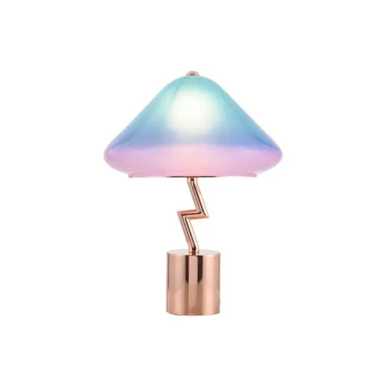 INSHINE Blue With Pink Short Table Lamp