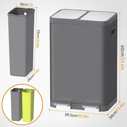 High Quality Rectangular Automatic Induction Trash Can