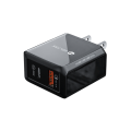 20W 2-porta QC3.0 e carregador de parede USB Type-C