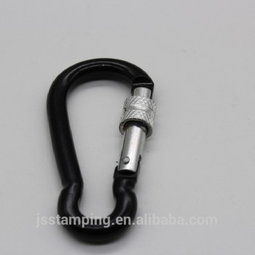 cheap price aluminum different size carabiner screw locking carabiner keychain