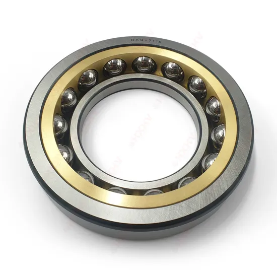 BAQ-7115 Four-Point Contact Angular Contact Ball Bearing for Train Parts - 100x180x34 mm Chrome Steel HXHV