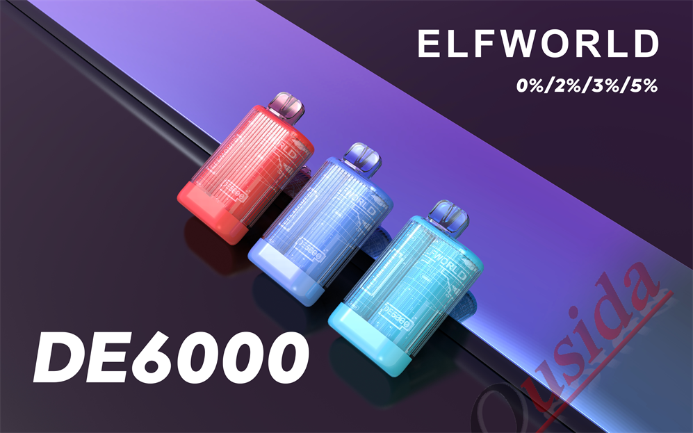 Thiết bị vape dùng một lần của Elf World World DE6000 Puffs