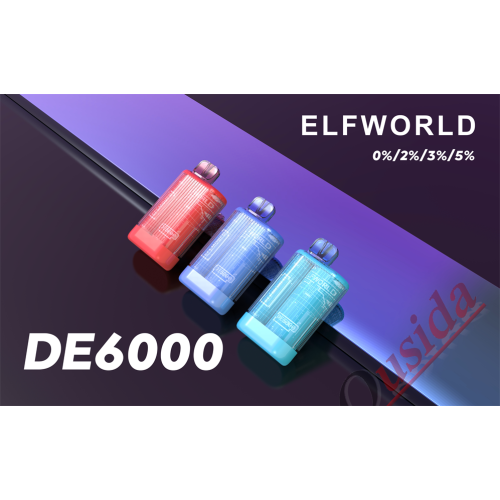 Thiết bị vape dùng một lần của Elf World World DE6000 Puffs