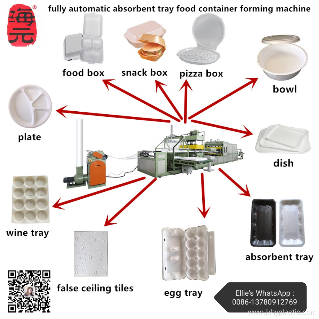 PS Foam Food Dish Tray Production Line