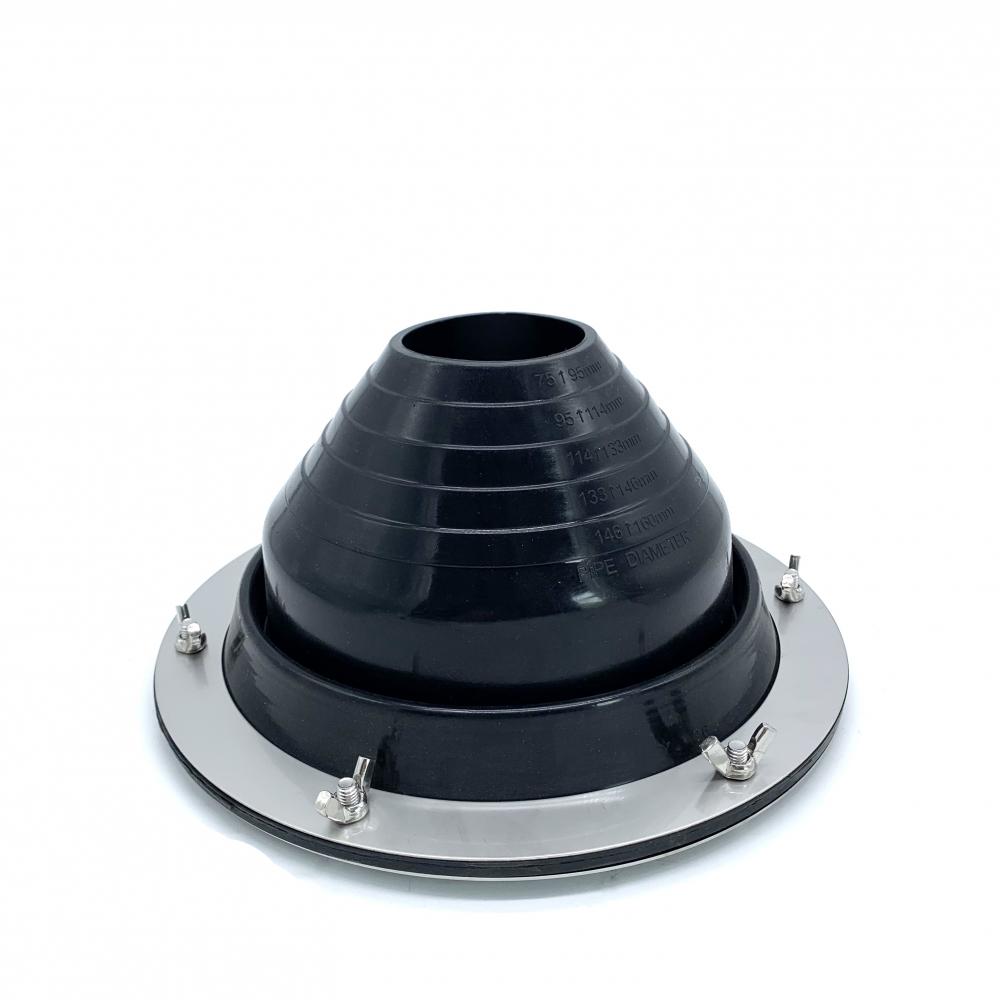 Round Base Penetration Seals Rubber Waterproof Roof Flashing