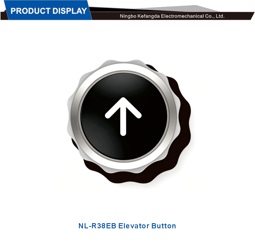 Glass Insert Button Elevator Panel
