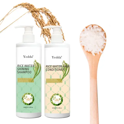 Private Label Rice Water Repair Hair Shampoo and Conditioner