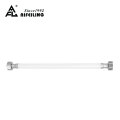 Conector trenzado de malla de PVC blanco
