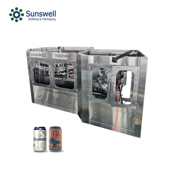 High Speed Automatic Beer Can Filling Machine