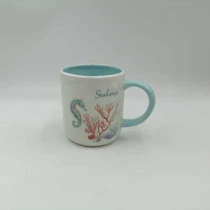 Ocean Seahorse Ceramic Mug