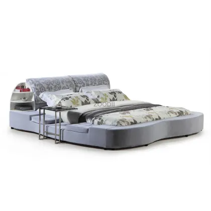 Bed;Fabric Bed;Modern Bed;Bedroom Furniture;
