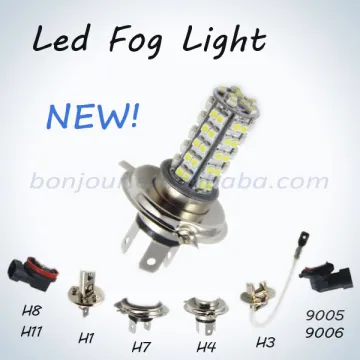 auto accessories led 68smd car fog lamp led h4