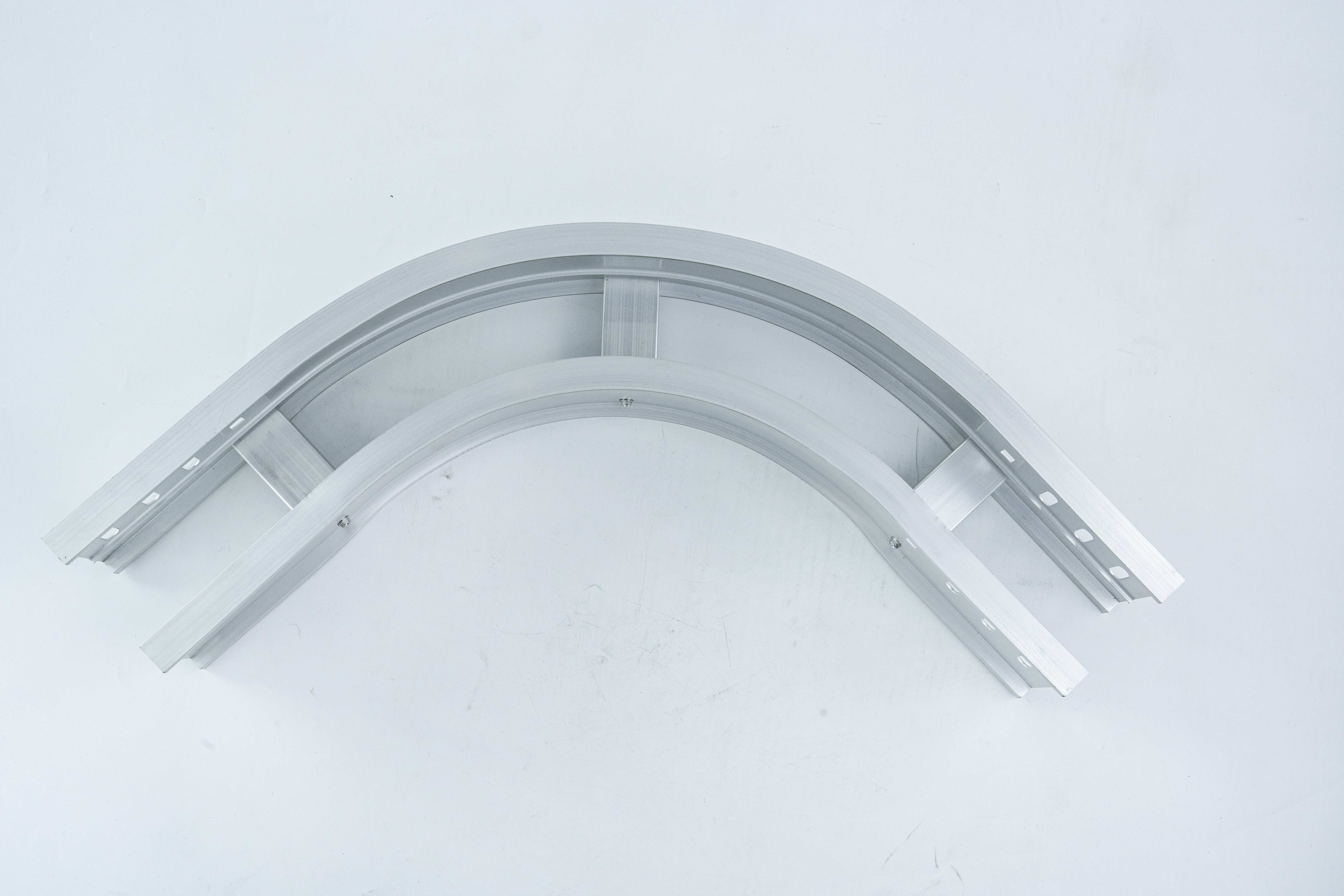 Aluminum alloy cable trunking round bend accessories