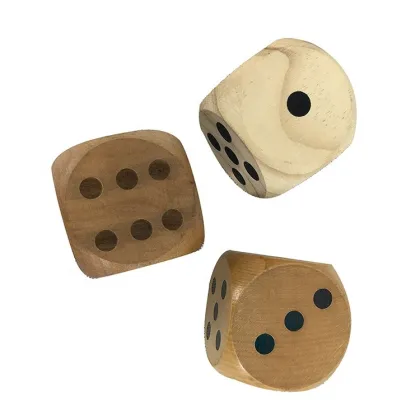 Extra Large Wooden Dice: Perfect Outdoor Lawn Games for Adults