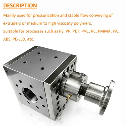 Shanghai Jishen Hot Melt Glue Melt Pump for Plastic Extruder